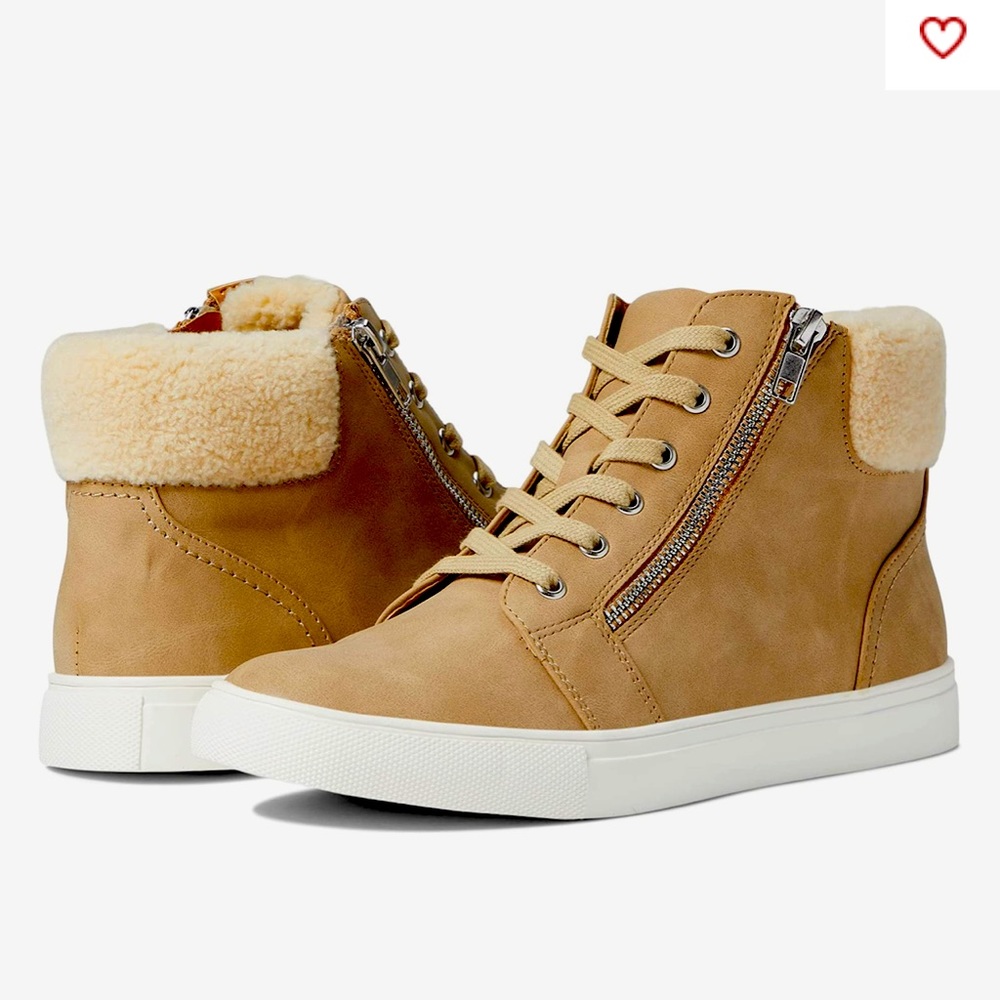 Dolce Vita Anjel Taupe Hi Top Sneakers Size 11